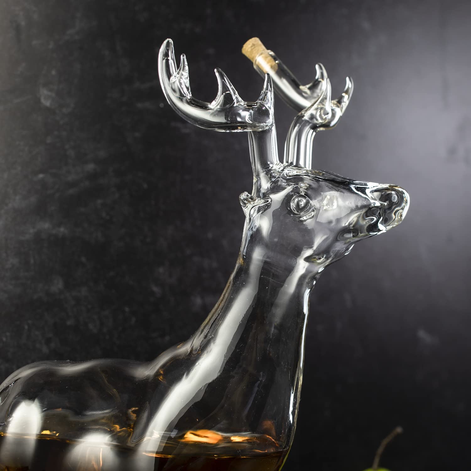 Stag Antler Crystal Decanter - 750ml-2