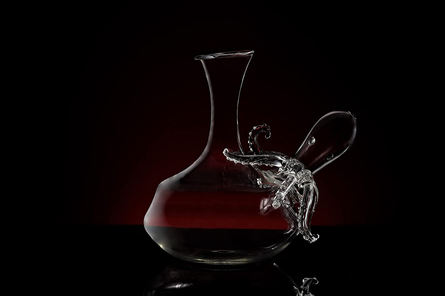 Octopus Tentacle Glass Decanter Handcrafted Decorative-4