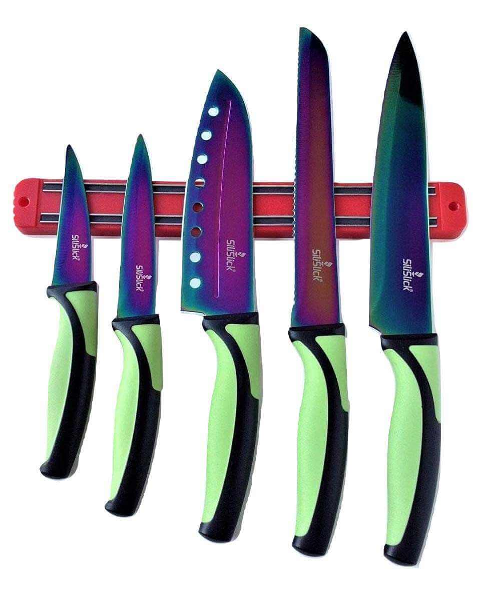 Magnetic Knife Tool Rack - 2 Red