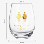 It Was Never a Dress, It Was Always a Cape Wine Glass-3