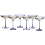 Lavender Champagne Coupes 12oz Set of 6-4
