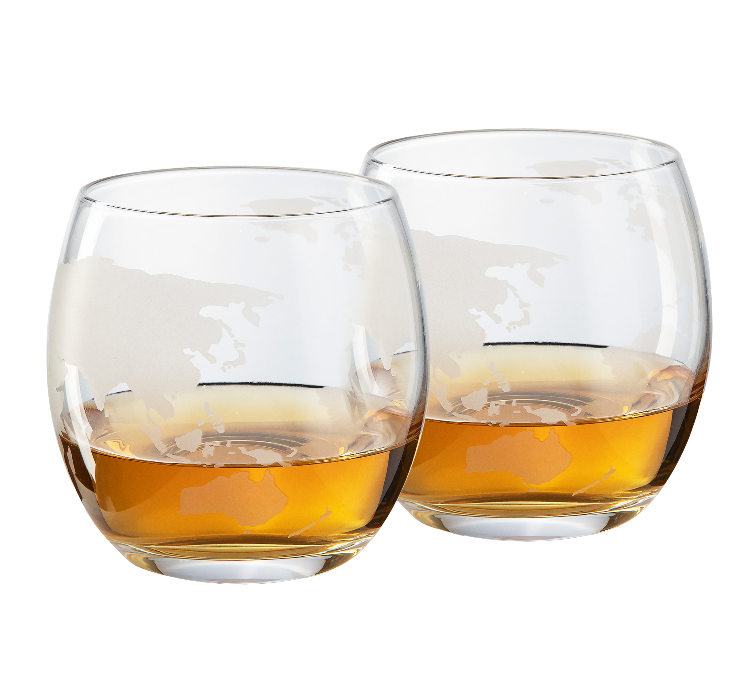 Whiskey & Wine Decanter Globe World Set - 850ml-1
