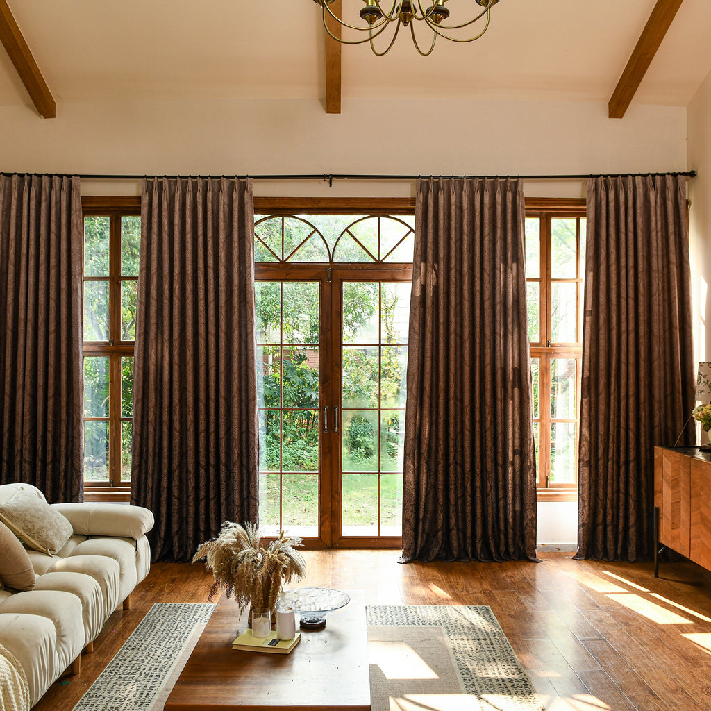 Custom Luxury Silk-Fiber Ombre Blackout Curtains-1
