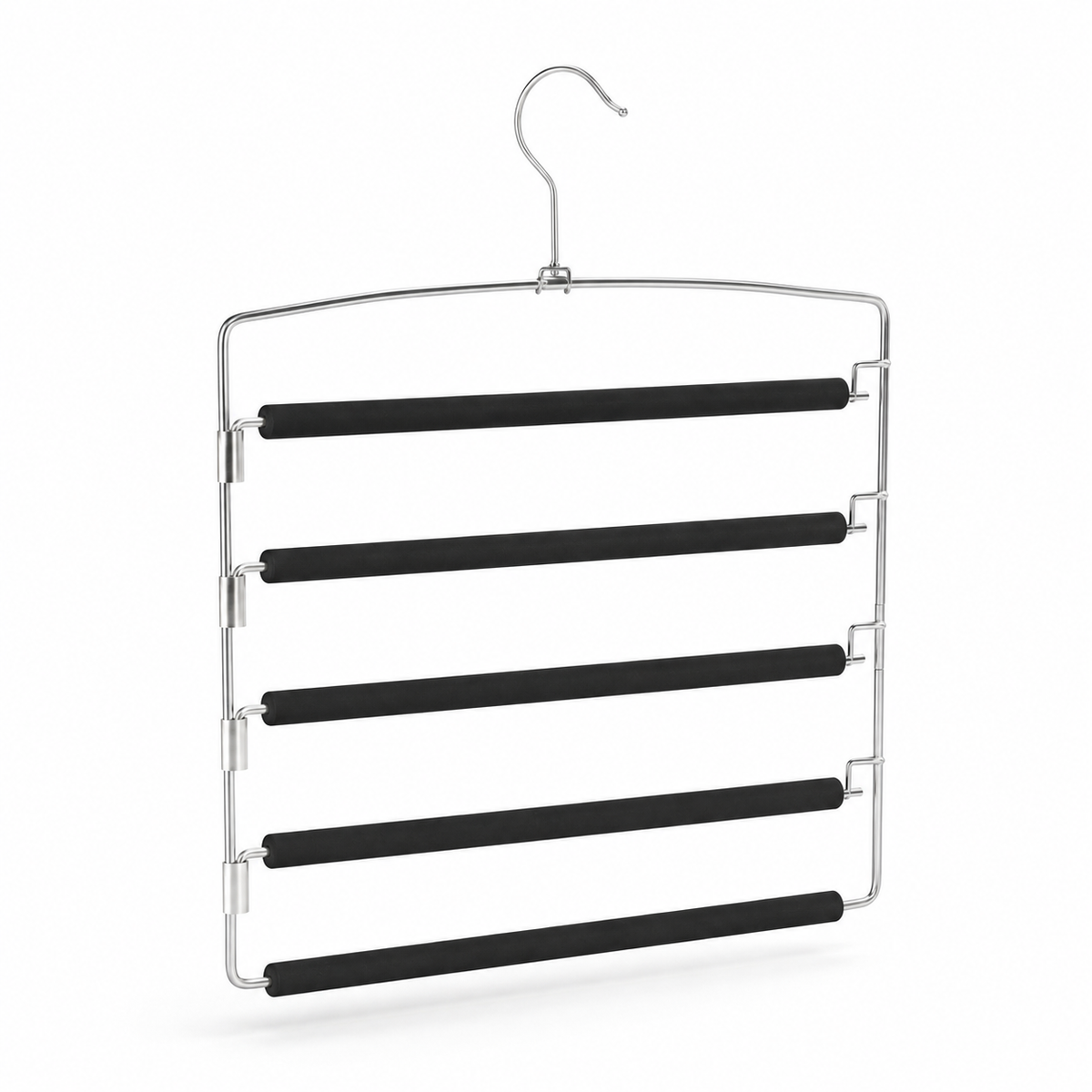 5-Tier Pants Hangers with Foam - 1 Case (30 Hangers)-1