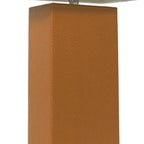 21" Tan Table Lamp LED With White Shade-3