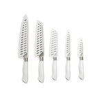 EcoCut 10 Piece Kitchen Knife Set With Blade Guards, Grey-1
