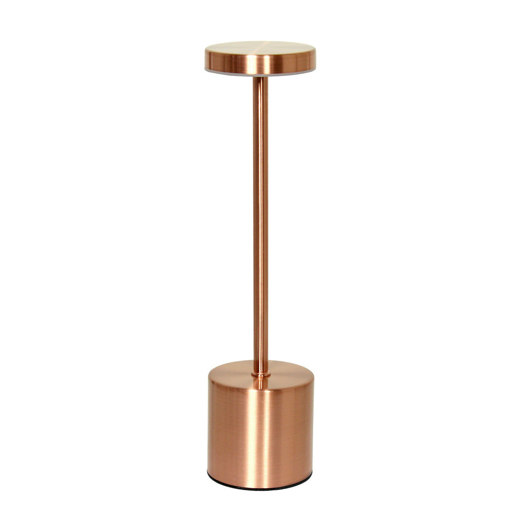13" Copper Metal Table Lamp-1