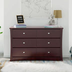 Crescent 6 Drawer Dresser Espresso GREENGUARD Gold-1