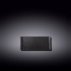 Black Porcelain Slate look Rectangular Dish 6" inch X 3" inch-0