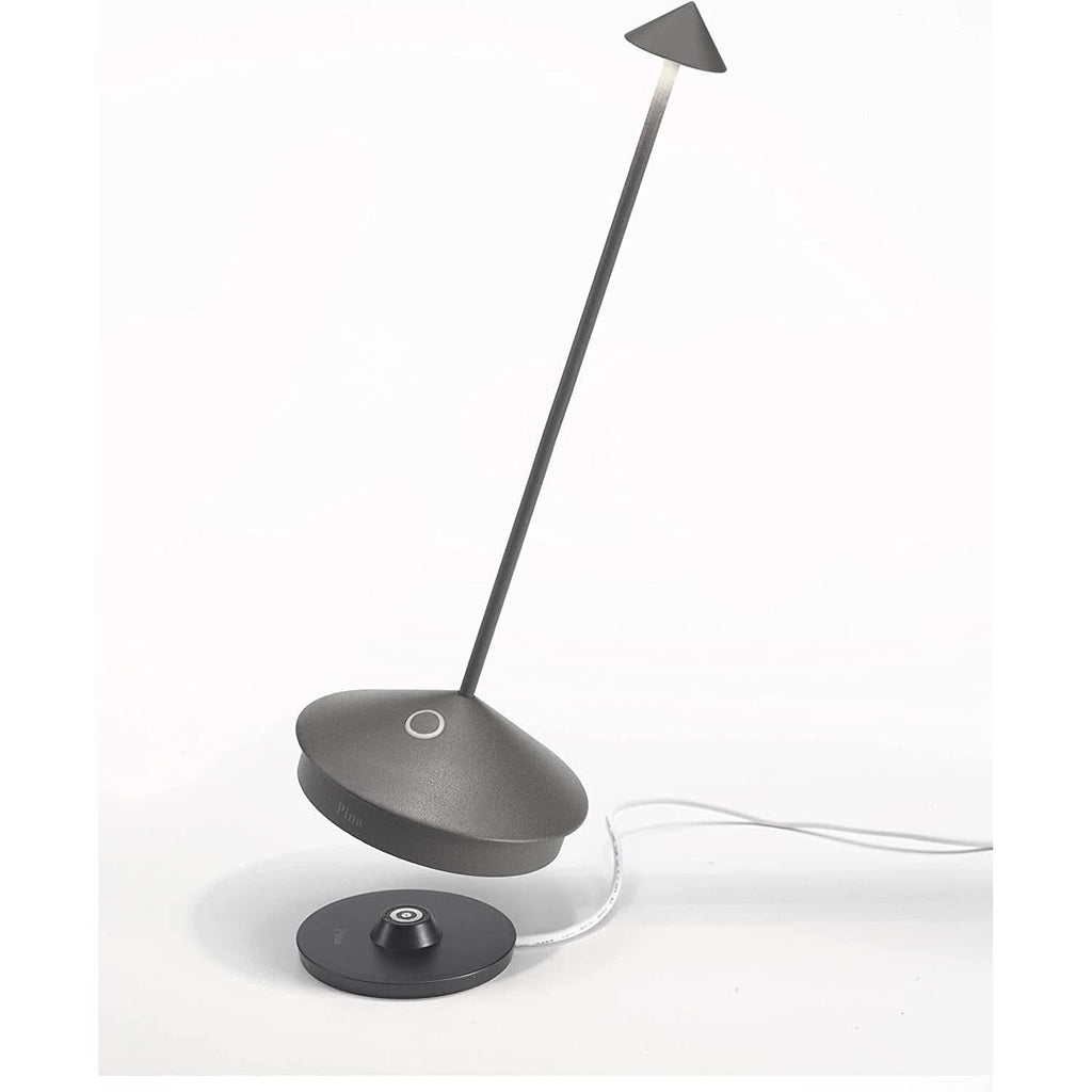 Pina Pro Cordless LED Table Lamp Dark Grey Indoor Outdoor-2