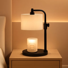 Charcoal Illuminated Candle Warmer Lamp Digital Timer