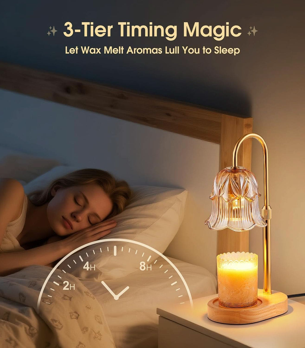 Candle Warmer Lamp With AdjustableTimer Dimmable LED