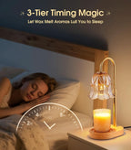 Candle Warmer Lamp With AdjustableTimer Dimmable LED