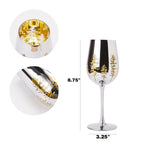 Crystal Christmas Tree Stemmed Wine & Water Glasses - Set of 2-4