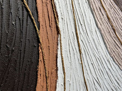 Contemporary Neutral Wall Art Plaster Texture Abstract-1