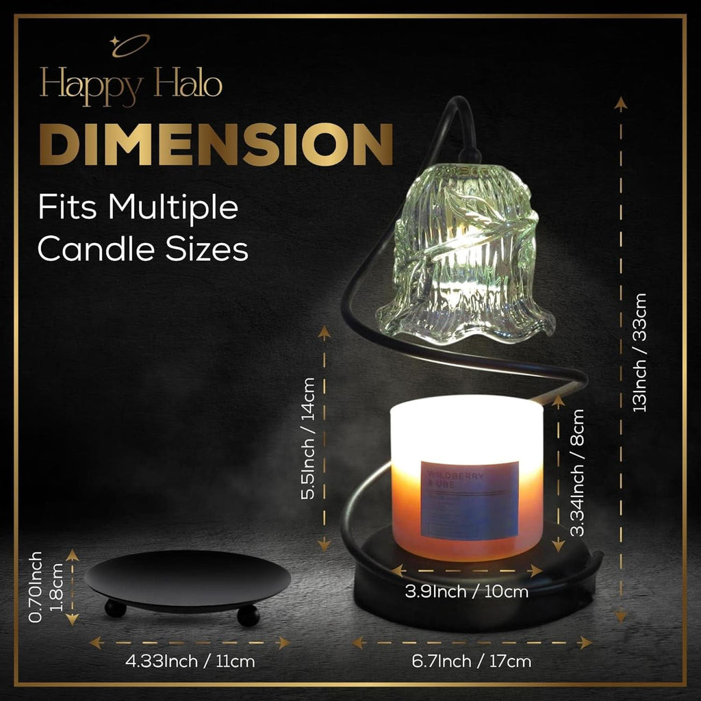 Candle Warmer Lamp With Integrated Wireless Remote