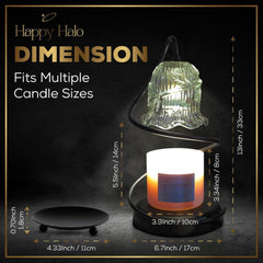 Candle Warmer Lamp With Integrated Wireless Remote