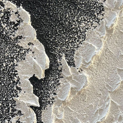 Black White Oil Painting On Canvas 24x36 Inches Wide-0