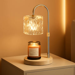 Candle Warmer Lamp Featuring Timer Height Adjustable