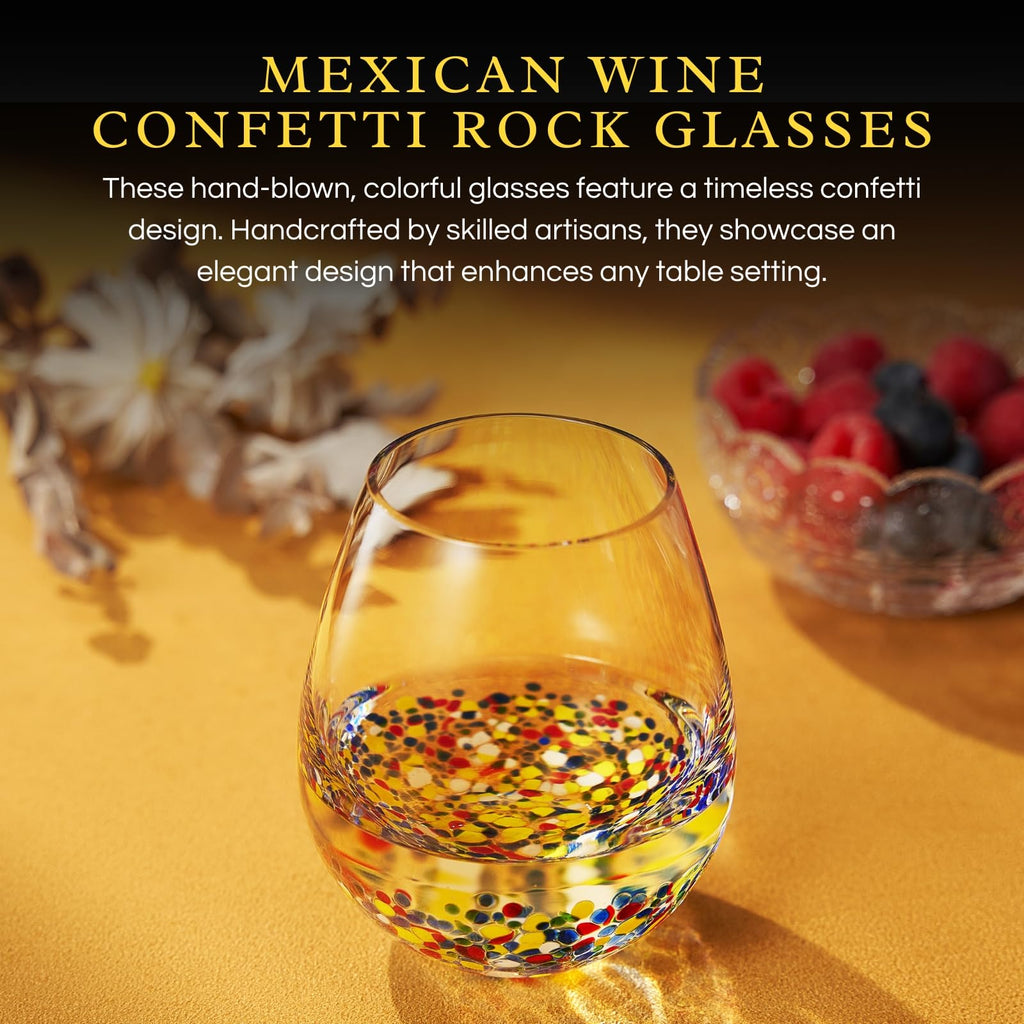 Large Stemless Wine Glasses – Set of 2-14oz-2