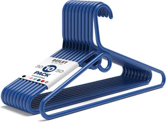 Navy Heavy Duty Hangers with Hooks (Carton of 100 Hangers)-0