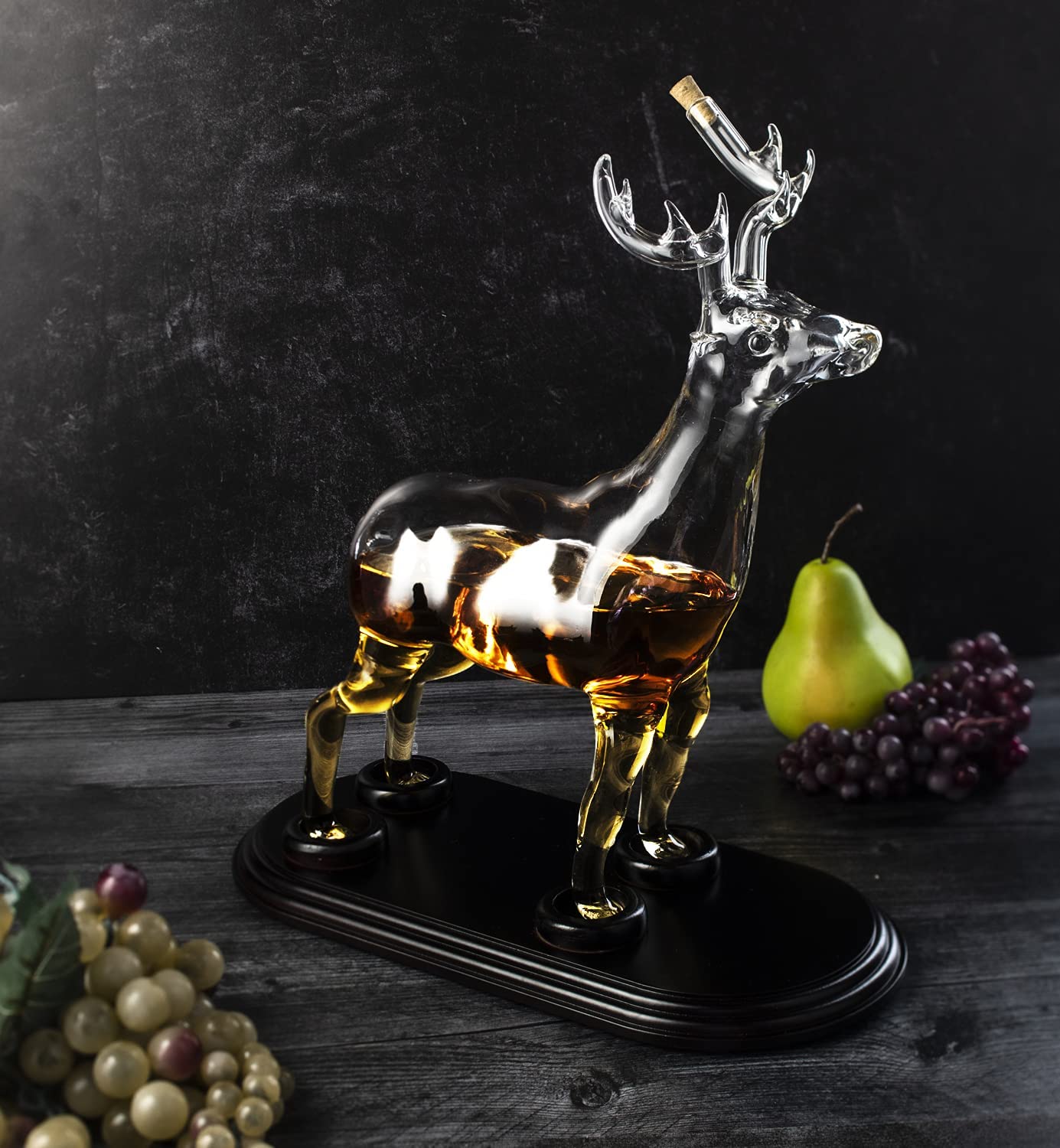 Stag Antler Crystal Decanter - 750ml-3