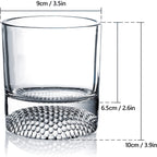 The Wine Savant Golf Ball Whiskey Glasses Set (4 pack)-4