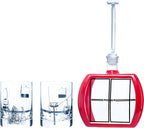 Ski Mountain Gondola Decanter & Glasses for Wine & Whiskey - 34oz