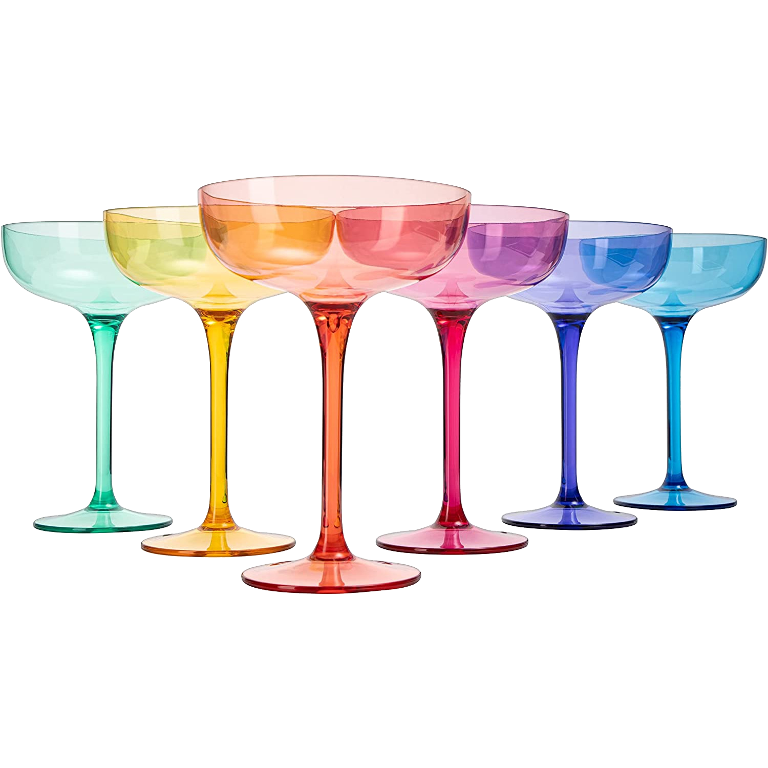 European Style Margarita & Martini Crystal Acrylic Glasses