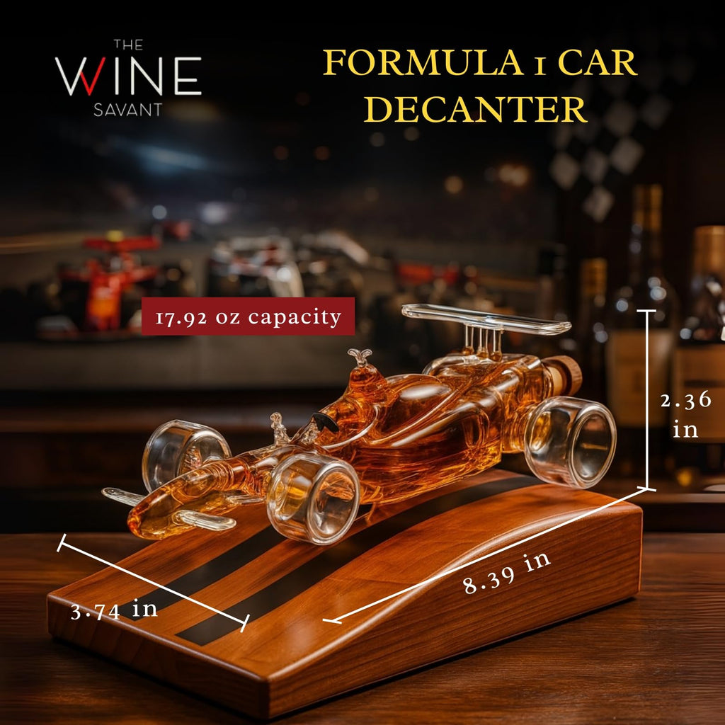 F1 Racecar Whiskey Decanter - 8.12oz-1
