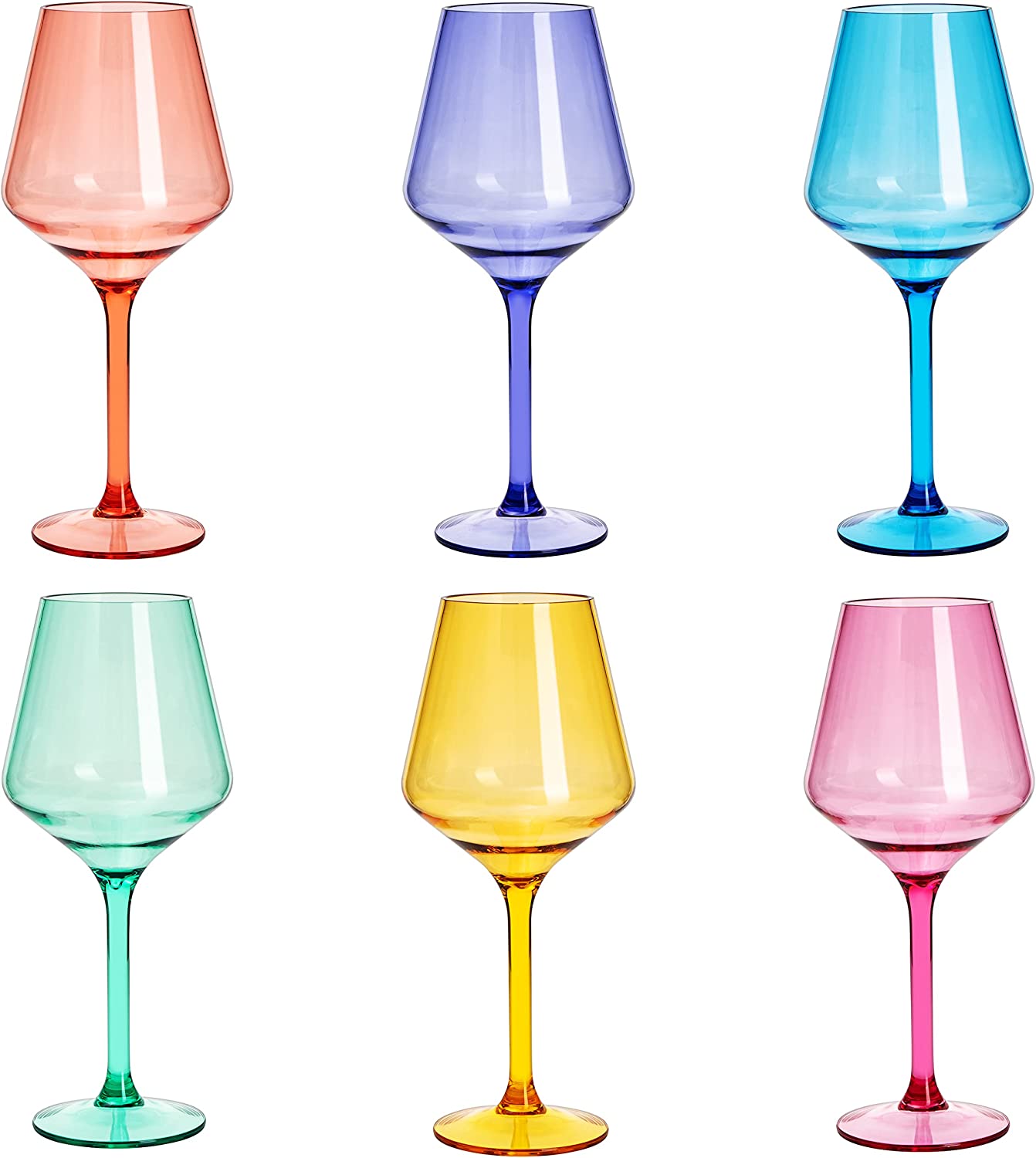 European Style Crystal, Stemmed Wine Glasses-4