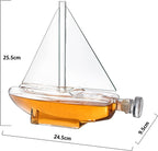 Sailboat Whiskey & Wine Decanter Ship -  750ml-3