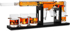 AR15 Whiskey Gun Decanter Set 1000 ml & 4 12oz Bullet Glasses