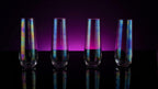 Iridescent Luster Pearl Radiance Set of 4 Wine Glasses 10oz-2