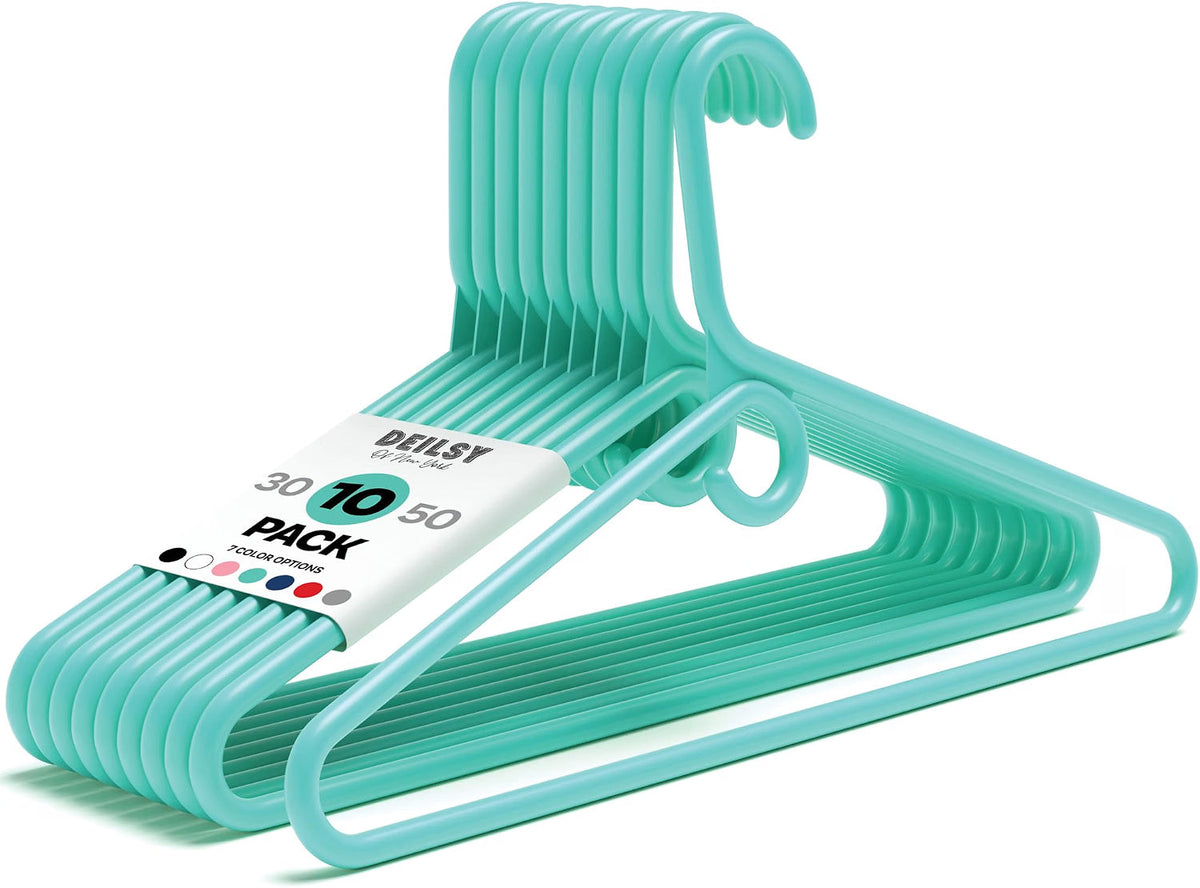 Aqua Heavy Duty Hangers with Hooks (Carton of 100 Hangers)-0