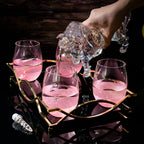Iridescent Unicorn Wine Whiskey Decanter Set 750ml-2