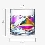 Artisanal Hand Painted Whiskey - 9.6 OZ Glassware-3