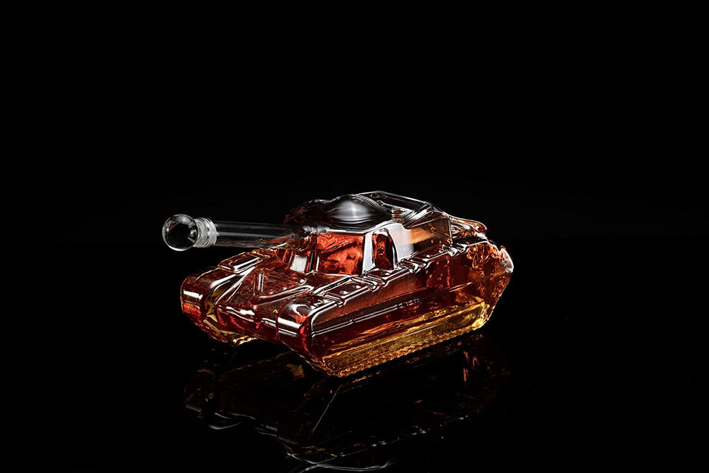 Tank Whiskey Decanter - Military Veteran Gifts - 1000ml-3