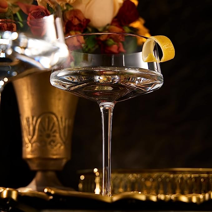 Luxury Martini Glass Set of 2 | 10oz