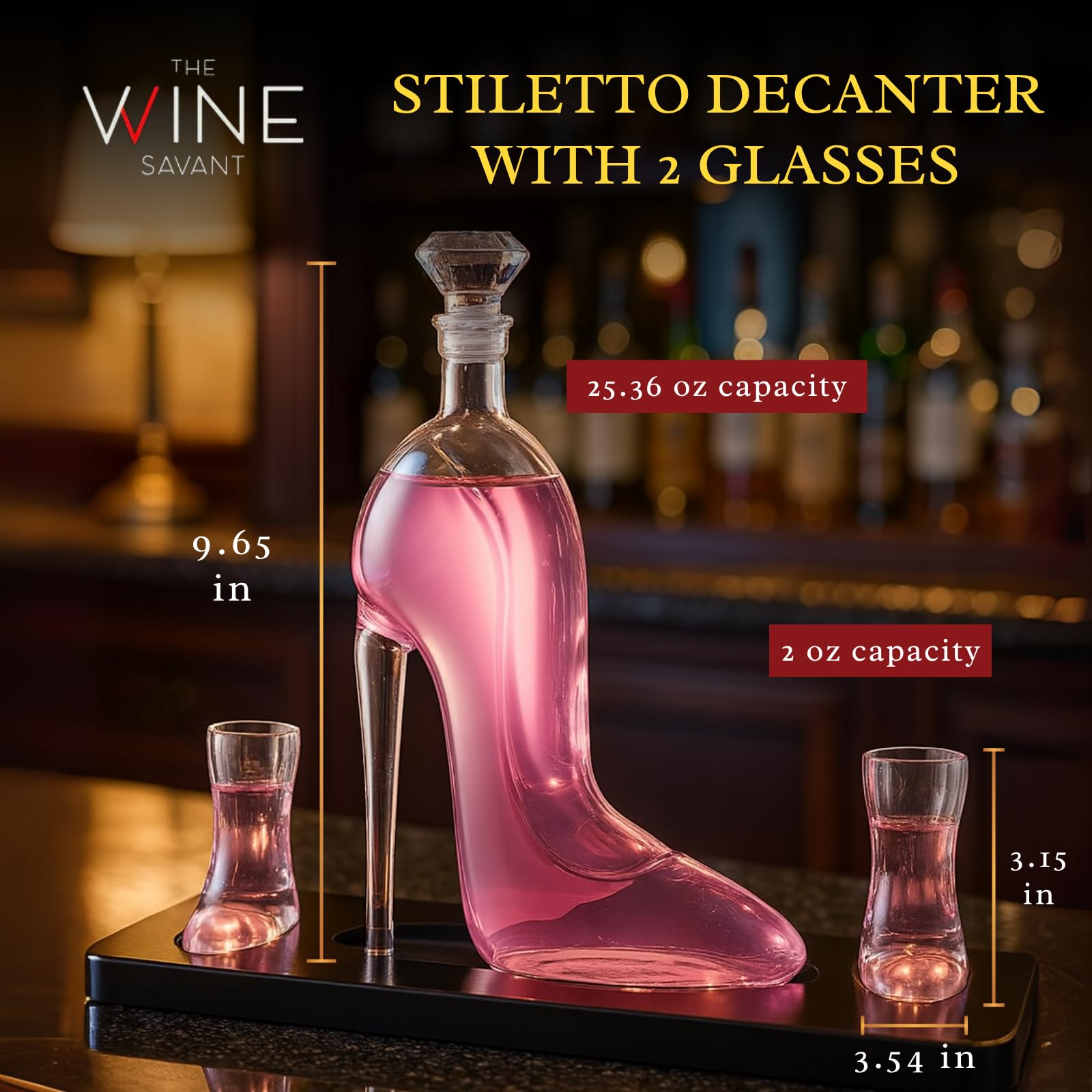 Heel Stiletto High Heels Whiskey and Wine Decanter-1