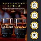 The Wine Savant Camera Lens Whiskey Glasses |Set of 2-4