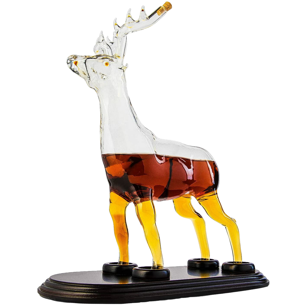 Stag Antler Crystal Decanter - 750ml-0
