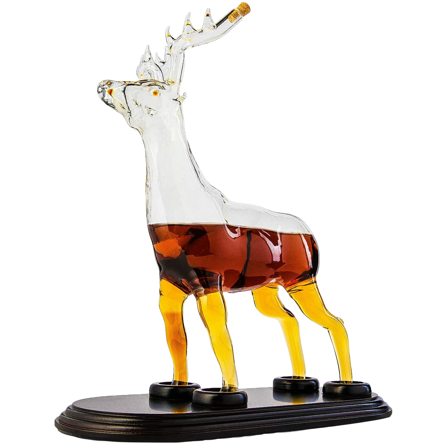 Stag Antler Crystal Decanter - 750ml-0
