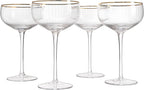 Coupe Cocktail Glasses 7 oz, Set of 4 Classic-4