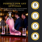 Heel Stiletto High Heels Whiskey and Wine Decanter-3