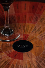 Wine Wheel Handcrafted Wood (Glossy)