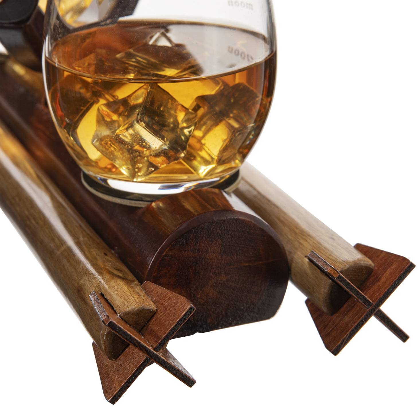 Rocket Whiskey Decanter Set, Planets Globe Decanter-3