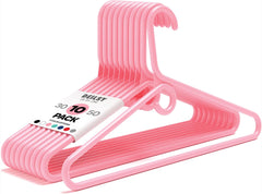 Pink Heavy Duty Hangers with Hooks (Carton of 100 Hangers)-0