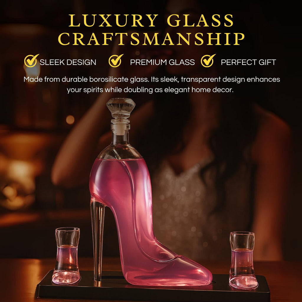 Heel Stiletto High Heels Whiskey and Wine Decanter-2