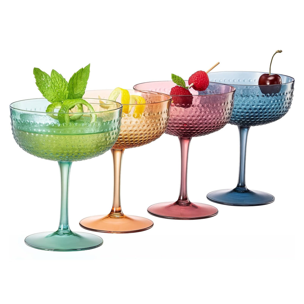 Khen Muted Hobnail Coupes Vintage Textured Pastel Style